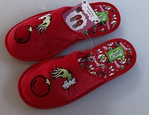 Hausschuhe The Grinch Weihnachten Latschen Pantoffeln weich Gr 36/37 38/39 40/41 - Bild 1 von 1