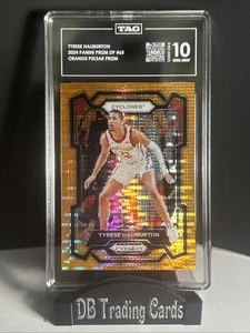 2024 Panini Prizm Draft Picks - Tyrese Haliburton #65 Orange Pulsar Prizm /49 - Bild 1 von 2