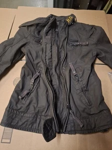 Superdry Super 8 Original Biker Jacket Womens Size Small - Picture 1 of 7