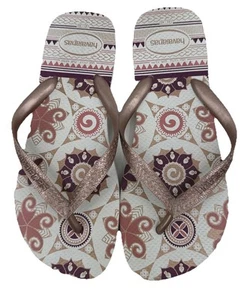 Havaianas Women Flip Flops 11/12 (41/42)Rose Golden Blush Beach Cruise - Picture 1 of 4