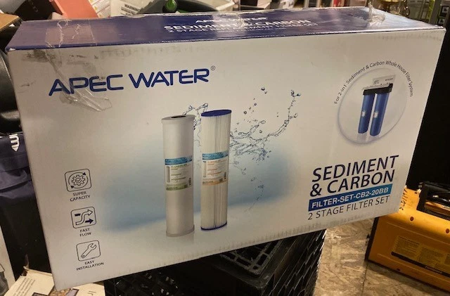 APEC 20" Whole House Sediment. Carbon Replacement Filter Set FILTER-SET-CB2-20BB - Image 1 of 1