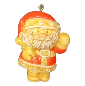 Vintage 1976 Christmas Ornament Hallmark Tree Treat Santa Claus - Picture 1 of 4