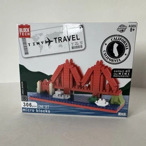 TINY TRAVEL Golden Gate Bridge California MICRO BLOCKS 306 PCS BLOCK TECH, New - Picture 1 of 4