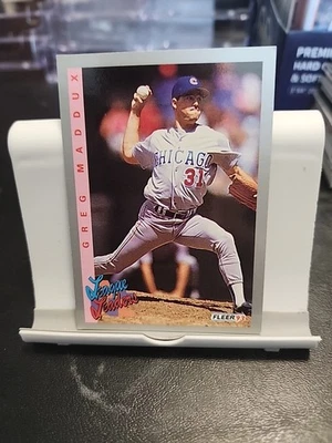 1993 Fleer - League Leaders Greg Maddux #707 - Image 1 of 2