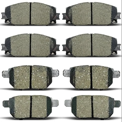 Front + Rear Ceramic Brake Pad for 2011-2017 Lexus CT200h 2010-2019 Toyota Prius Foto 1 de 4
