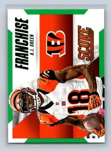 2015 Score #4 A.J. Green Franchise Green Cincinnati Bengals C15 - Picture 1 of 2
