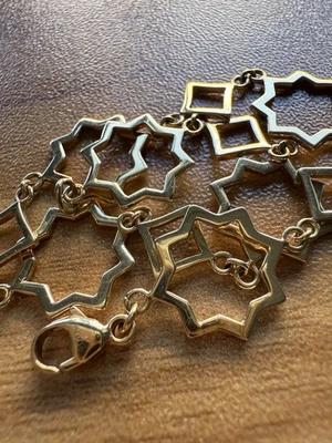 Tiffany & Co. 18k Yellow Gold Paloma Picasso Star cutout Marrakesh Link Bracelet - Image 1 of 4
