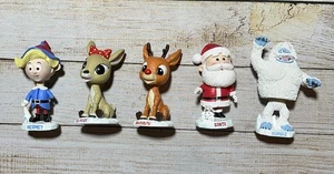 Bumble Santa Rudolph Clarice Hermey Isla de Juguetes Inadaptados Navidad Cabeza Bobble - Imagen 1 de 9
