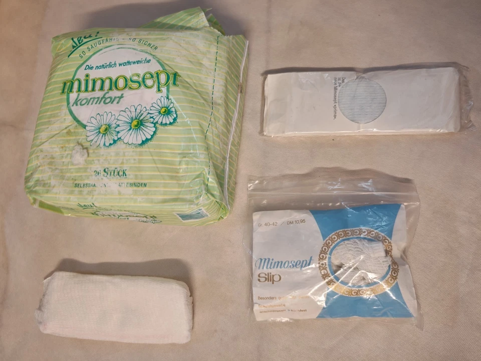 Monatshöschen und Damenbinden Mimosept Vintage - Bild 1 von 4