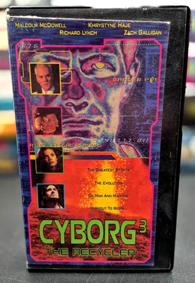 Cyborg 3 - The Recycler VHS Warner Vision 1995 Малкольм Макдауэлл Ричард Линч очень хорошее состояние - Изображение 1 из 3