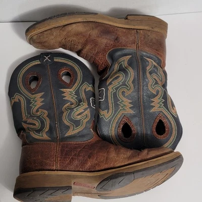 Twisted X Horseman MHM0022 Men's Boot Western Cowboy SquareToe Leather 10D Brown - Image 1 of 4