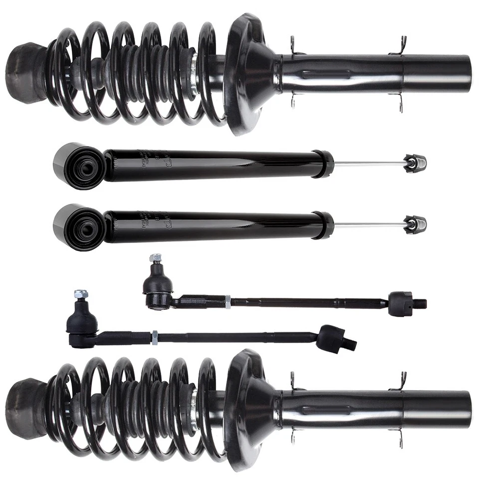 For Volkswagen Beetle Jetta Golf Front Rear Complete Struts Inner Outer Tie Rod - Image 1 of 4