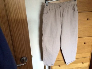 Beloved Beige Tapered Pants, Size 16, Lovely Condition - Picture 1 of 7