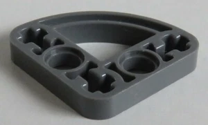 LEGO - 2 x Liftarm 3 x 3 L-Form mit Viertel Elipse, dünn, dunkel blaugrau #32249 - Bild 1 von 1