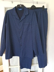 MARKS AND SPENCER COTTON BLEND PYJAMAS SIZE XL excellent - Picture 1 of 7