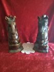 Vintage! Rare! Pair Of Holland Molds 11.5" Large Ceramic Horse Head Bookends.