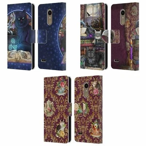 OFFICIAL BRIGID ASHWOOD CATS LEATHER BOOK WALLET CASE FOR LG PHONES 1 - Picture 1 of 7