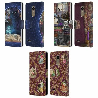 OFFICIAL BRIGID ASHWOOD CATS LEATHER BOOK WALLET CASE FOR LG PHONES 1 - Image 1 of 4