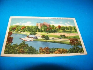 Rockefeller Park Cleveland, Ohio Vintage Postcard 1937 - Picture 1 of 2