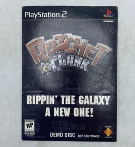Ratchet & Clank - Demo Disc - Sony PlayStation 2 PS2 - RARE HTF - Original Owner - Picture 1 of 6