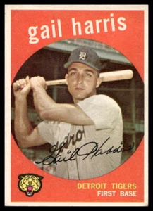 1959 Topps #378 Gail Harris Detroit Tigers VG-VGEX - Picture 1 of 2