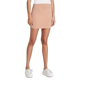 Wild Fable Camel Brown Slim Fit Bodycon Mini Pencil Knit Skirt -- Women's Small - Picture 1 of 7