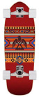 D-Street Surfskate Aztec Baja Skateboard Unisex Adult, Multicolor (Multi), 29 x 