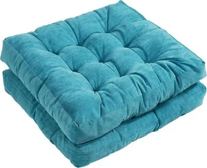 New- Square Outdoor Cushions Floor Pillow Thicken Tufted Seat Cushion for A - Picture 1 of 8