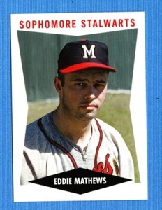 2023 Topps Throwback Thursday #18 Eddie Mathews Milwaukee Braves 1110 - Picture 1 of 1