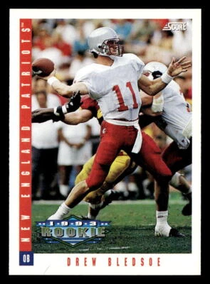 1993 Score #308 Drew Bledsoe - Image 1 of 2