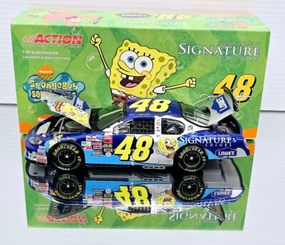 Jimmie Johnson 2004 Sponge Bob 1/24 Scale Action - Image 1 of 4