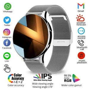 Smart Watch Uomo Donna Fitness Tracker Pressione Sanguigna Frequenza Cardiaca Sport Orologi UK - Foto 1 di 24
