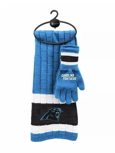NFL Carolina Panthers Football Licensed Scarf Gloves Set - Picture 1 of 3