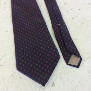 CHRISTIAN DIOR 100% Silk Men's Tie Navy Blue. Made In Italy - Picture 1 of 5