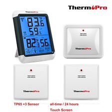 3 Sensor Digital Lcd Indoor Temperature Humidity Meter Thermometer Hygrometer
