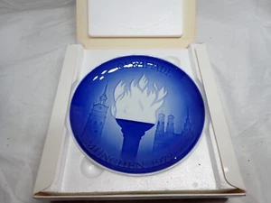 Bing & Grondahl Olympic Games Munich Olympiade Munchen 1972 Collectors Plate Box - Picture 1 of 5