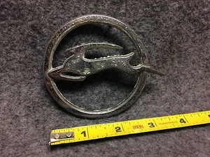 1963 Chevrolet Chevy Impala Quarter Panel Emblem 4877314 Running Left OEM 29818 - Picture 1 of 4