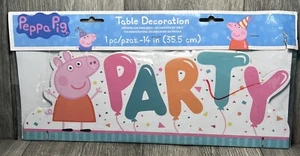 Peppa Pig Party Sign Table Decoration 14" Decor Birthday Party See Details - Picture 1 of 16