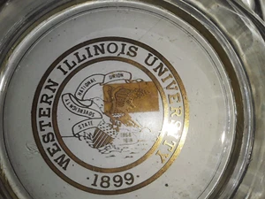 Vintage New Unused 4" Western Illinois University "Ashtray" Ex. Condition - Picture 1 of 3