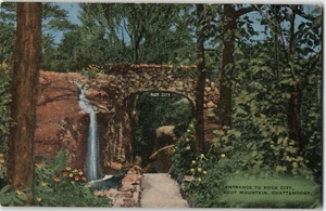 Postcard Vtg Tennessee Entrance To Rock City Lookout Mountain Chattanooga - Picture 1 of 2