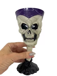 7 Skelett Halloween Kelche Kunststoff 7" Serviergeschirr Bargeschirr Spukhaus Display - Bild 1 von 11