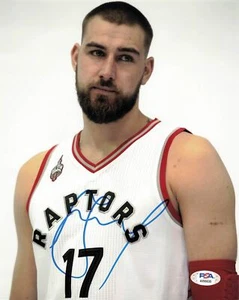 Jonas Valanciunas signed 8x10 photo PSA/DNA Toronto Raptors Autographed - Picture 1 of 1
