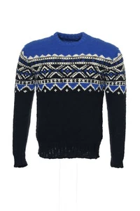 Polo Ralph Lauren Mens Merino Wool Nordic Christmas Sweater (Small, Black) $295 - Picture 1 of 5