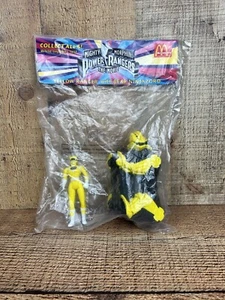 New Mighty Morphin Power Rangers The Movie 1995 - McDonalds Toys YELLOW RANGER - Picture 1 of 10