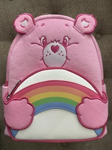 Loungefly Cheer Bear Care Bears Mini Backpack NWT In Hand - Picture 1 of 10