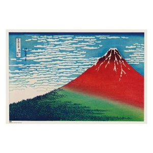 Poster HOKUSAI - JAPAN - Red Fuji - Fine Wind, Clear Morning  91,5x61cm  59808 - Imagen 1 de 1