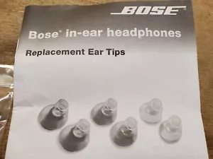 Auriculares de audio intrauditivos Bose Triport IE de repuesto con puntas, elige el tamaño - Imagen 1 de 6