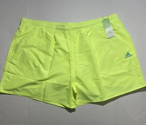adidas Herren Primegreen einfarbig CLX SH SL Schwimmshorts hochauflösend gelb Größe 4XL - Bild 1 von 8