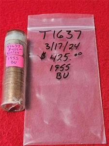 CANADÁ ROLLO DE BU REINA ISABEL II 1955 CENTAVOS PEQUEÑOS / CENTAVOS #MF-T1637 - Imagen 1 de 3