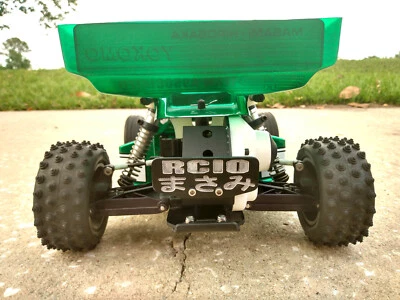 Team Associated Vintage RC10 Masami Japan Text Rear Bumper - Image 1 of 2